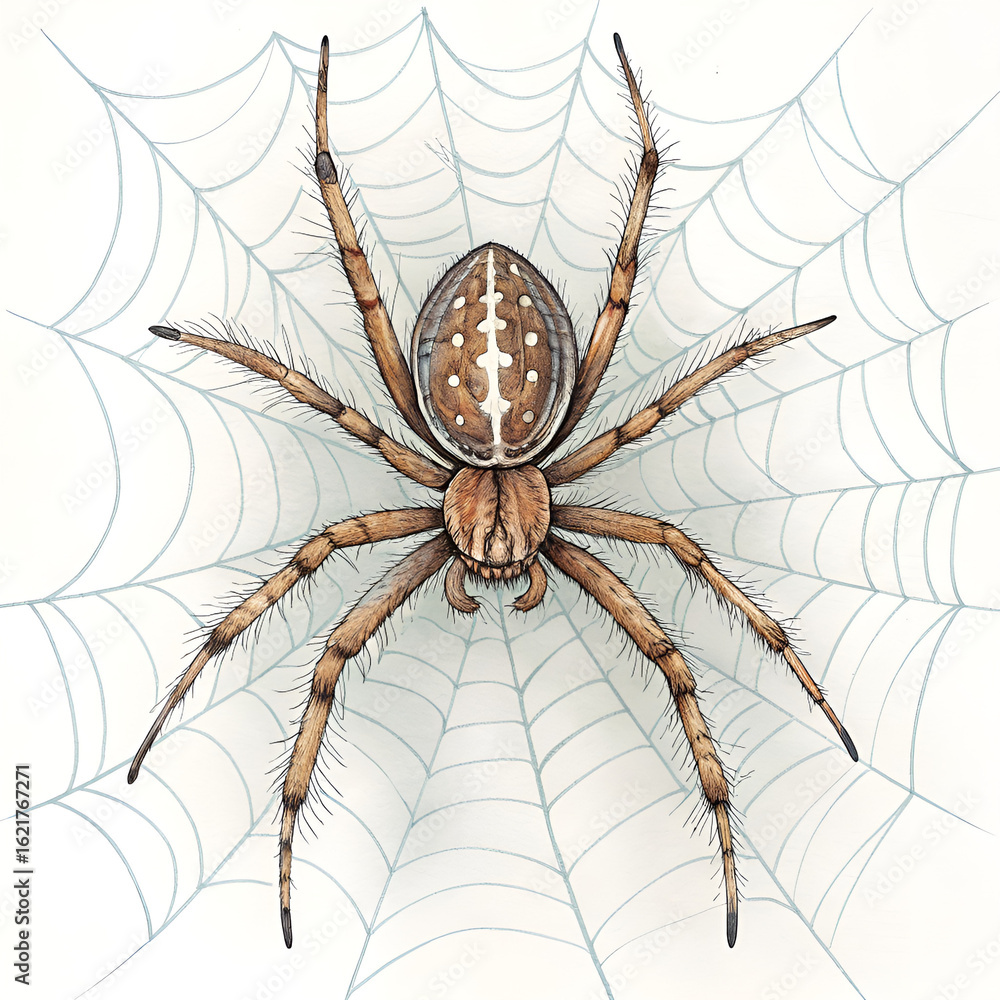 Obraz premium spider on a web