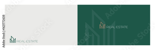 logo, symbol for real estate and business card