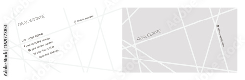 logo, symbol for real estate and business card