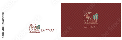 logo, symbol for real estate and business card