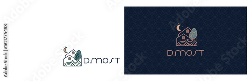 logo, symbol for real estate and business card