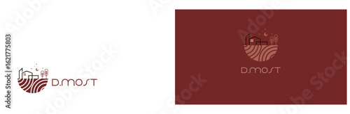 logo, symbol for real estate and business card