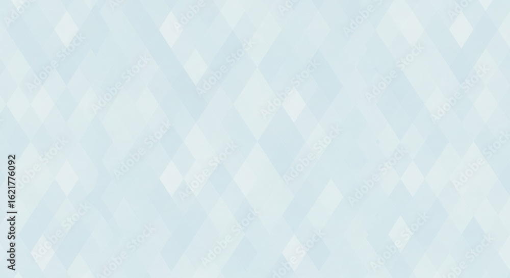 Fototapeta premium Light Blue and White Pixelated Diamond Background pattern