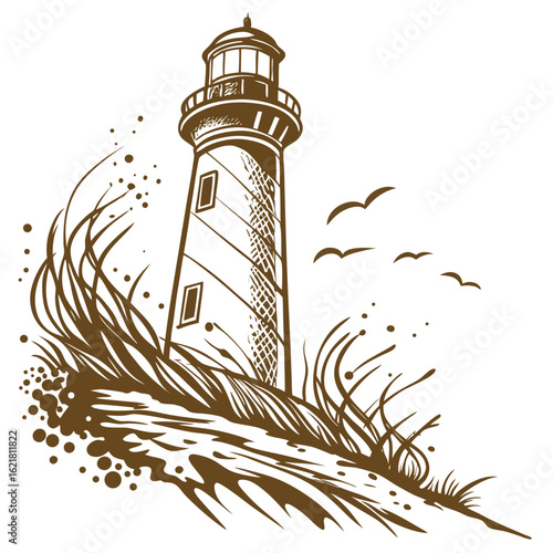 lighthouse on the beach