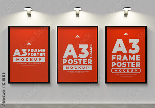 A3 Frame Poster Mockup