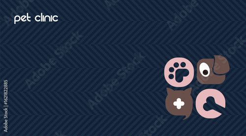 Character,  Symbol and Logo for Animal Hospitals