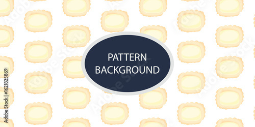 kawaii baby new born decoration element pattern background design. Pastel colors. Thin line icons of baby items. Also for printing on paper and fabric. 