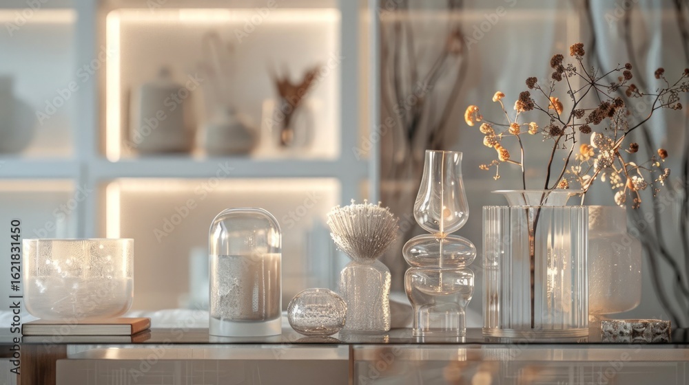 Fototapeta premium Neutral decor display