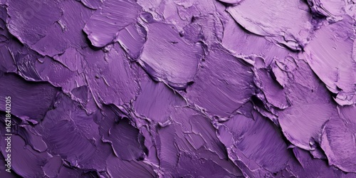 Wallpaper Mural Close-up view of textured purple paint strokes. Torontodigital.ca