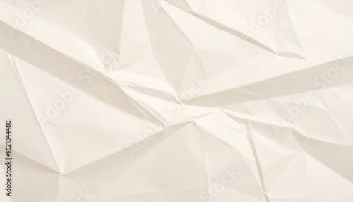 Beige Wrinkled Paper Texture: Abstract Background for Design and Mockups