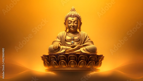 golden buddha statue