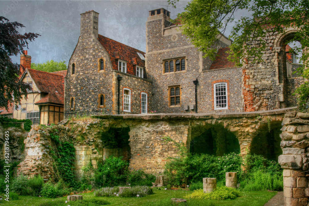 Fototapeta premium old english village