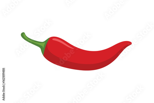 Red Chili Pepper Spicy Food Illustration Vector Graphic