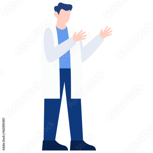 Doctor Diagnosis Illustration