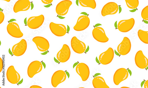 Mango pattern background. Mango vector pattern background. Mango background.