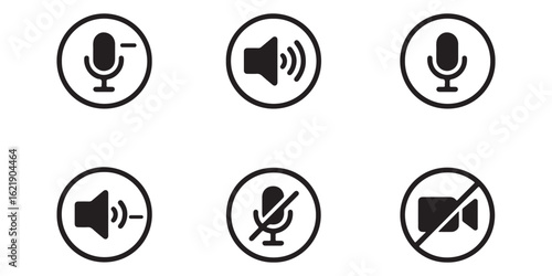 Mute Sound Speaker Icon eps file 10