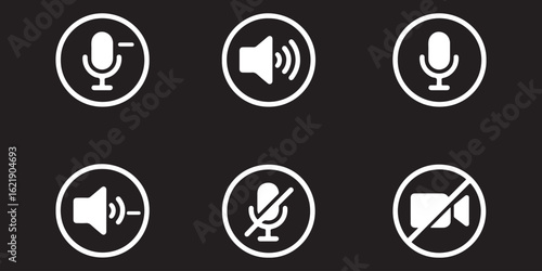 Mute Sound Speaker Icon eps file 10