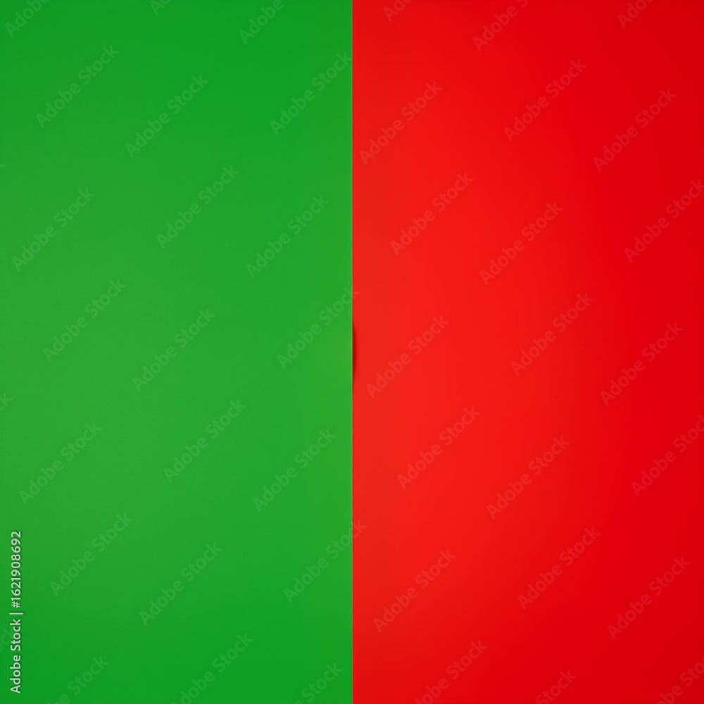 Obraz premium Vibrant Red and Green Abstract Background