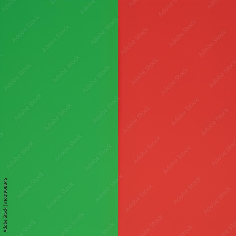 Fototapeta premium Vibrant Red and Green Abstract Background