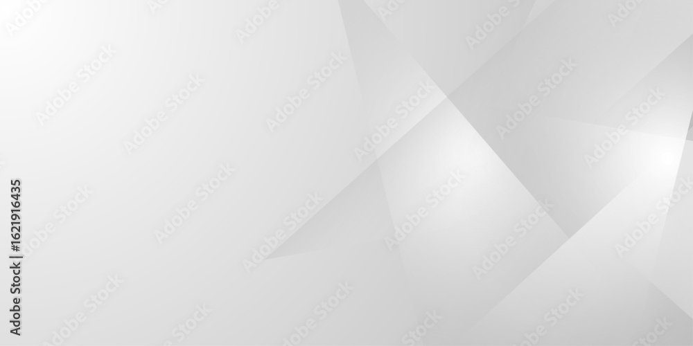 Fototapeta premium Abstract white and grey background .Minimal geometric white light background .Abstract white and grey on light silver background modern design used about technology or product presentation backdrop. 