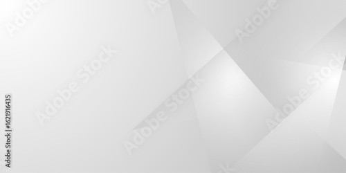 Abstract white and grey background .Minimal geometric white light background .Abstract white and grey on light silver background modern design used about technology or product presentation backdrop.	