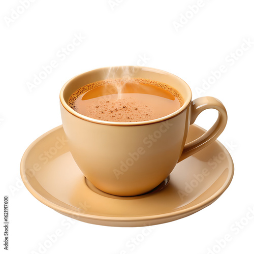 Chai tea on white background 