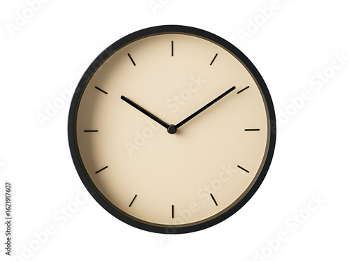 wall clock isolated on Transparent png background