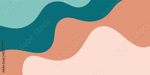 Modern colorful abstract background with dynamic wavy shapes, it can be used for advertising, marketing, presentation, business, eps10