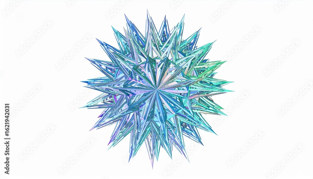 Fototapeta premium 3D illustration of an abstract object