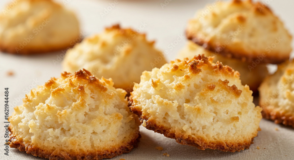 Coconut Macaroons in Soft Light Coconut Macaroons in Soft Light