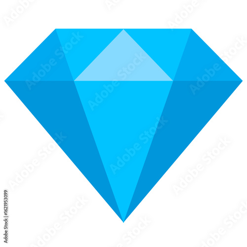 Vector Illustration of a Diamond