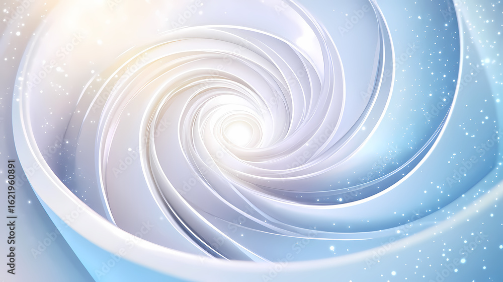 Fototapeta premium Abstract Spiral Design with Light Effect