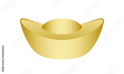 Illustration of a golden ingot