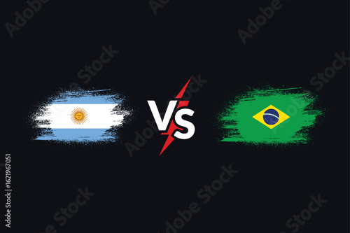 Argentina versus brazil soccer match showdown