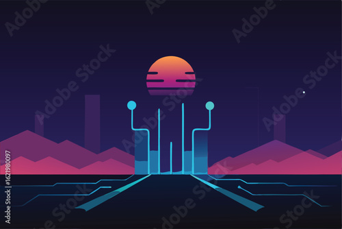 abstract background with space