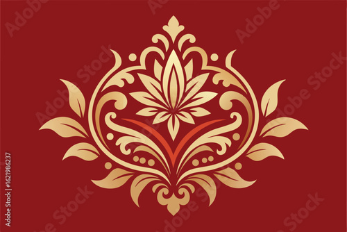 abstract floral ornament