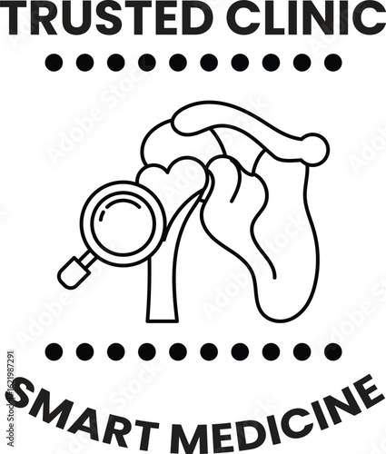 A logo for a smart medicine clinic