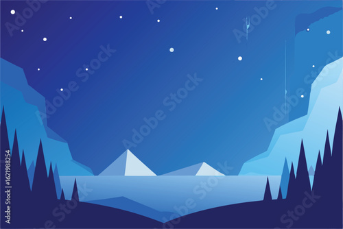 deep blue christmas background with a close up of  (1).eps