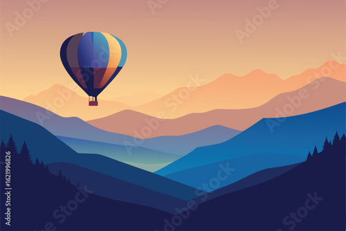 hot air balloon over cappadocia turkey