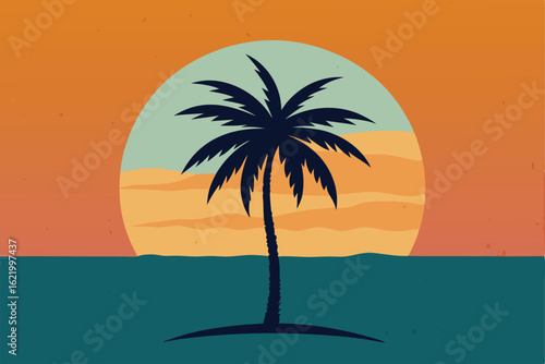 palm tree on the beach