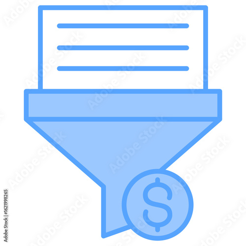 Analytics Blue Icon