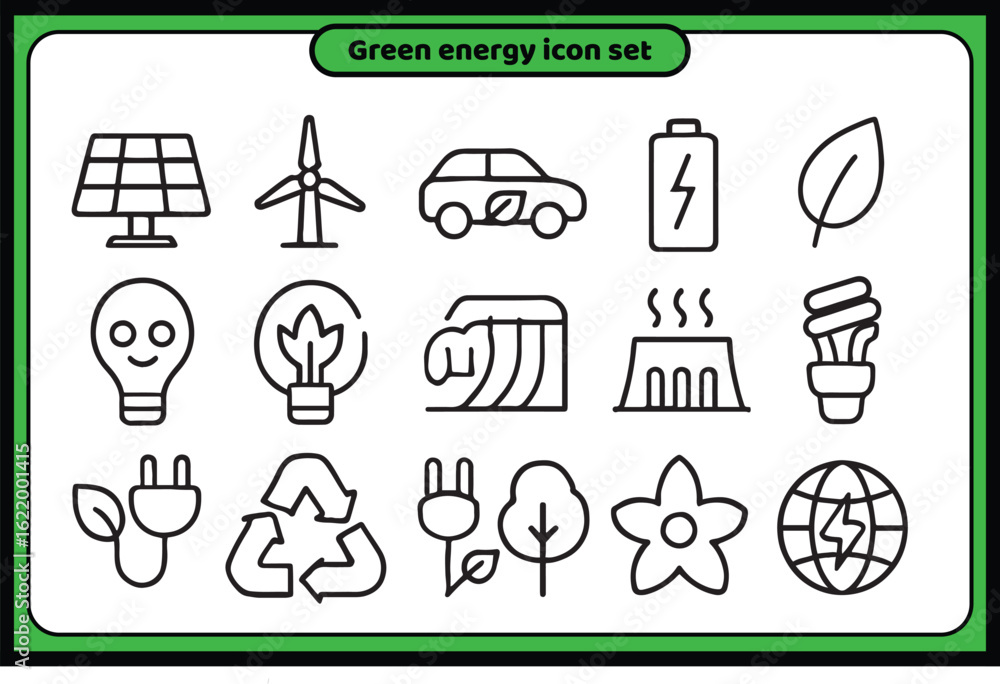 Fototapeta premium energy icon design template