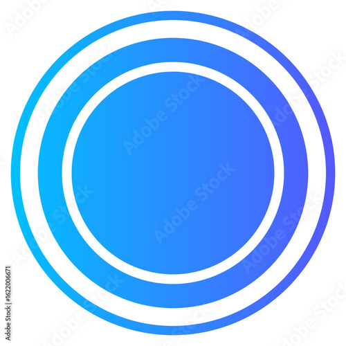 round gradient icon