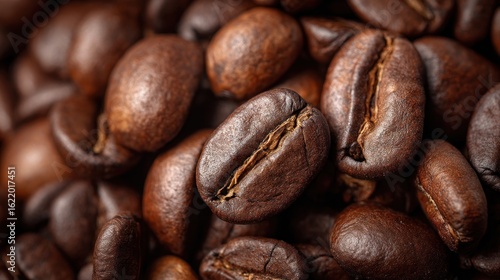Close-up of roasted coffee beans (2)
