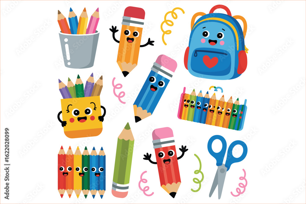 Obraz premium Editable Back to School T-Shirt Bundle design.