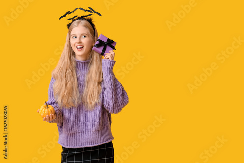 Beautiful young happy woman...