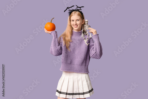 Beautiful young happy woman...