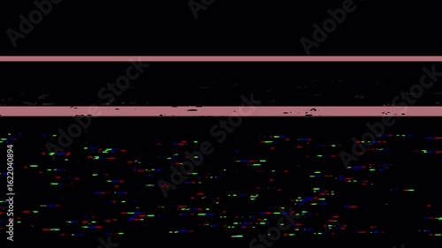 VHS glitch noise effect overlay with digital distortion for editing retro-style videos
