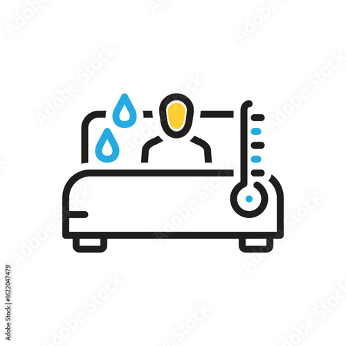 Multi color icon for sick