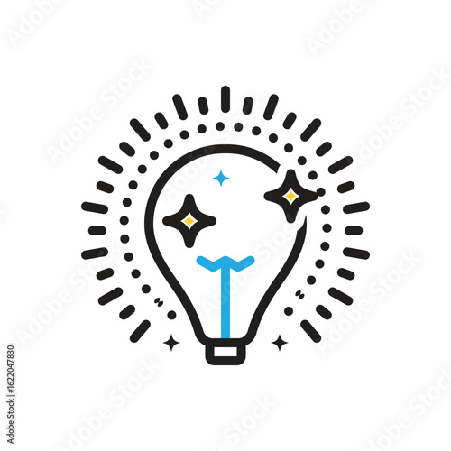 Multi color icon for bright
